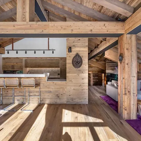 شقة Penthouse Chic Au Coeur De Courchevel, Pres Des Pistes, Avec Wifi Et Parking - Fr-1-562-69 *